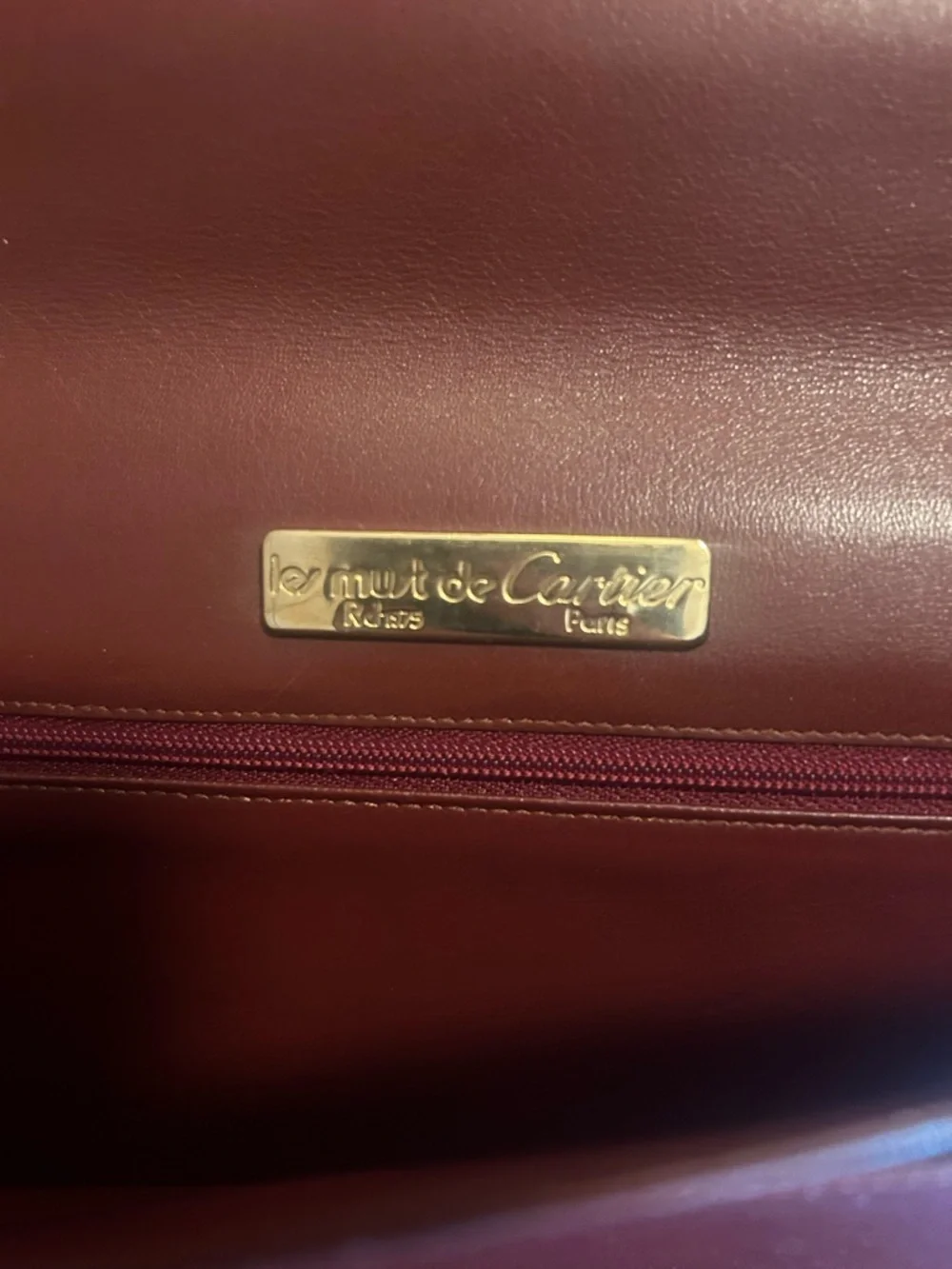 Cartier envelope clutch